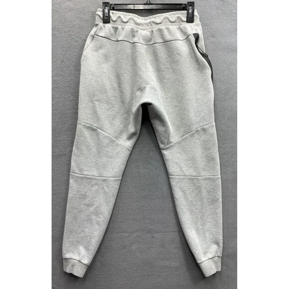Nike Men's Tech Fleece Jogger Sweatpants 805162-063 Heather Gray Black Small - Picture 4 of 15